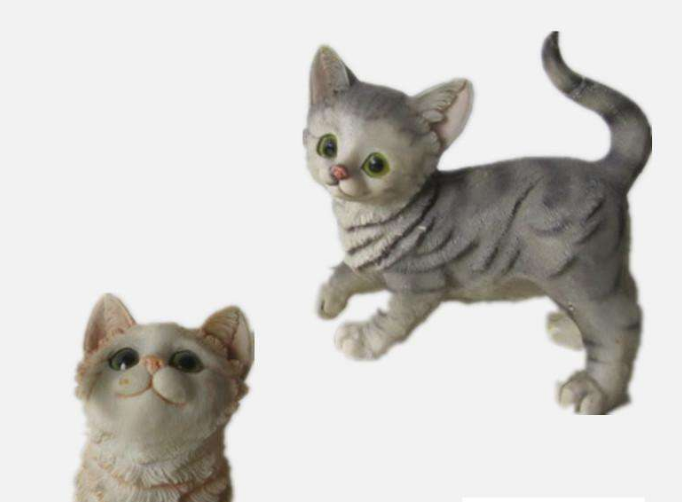 聽說擼貓可以有助于緩解老年癡呆？Q版貓咪手板模型，你值得擁有